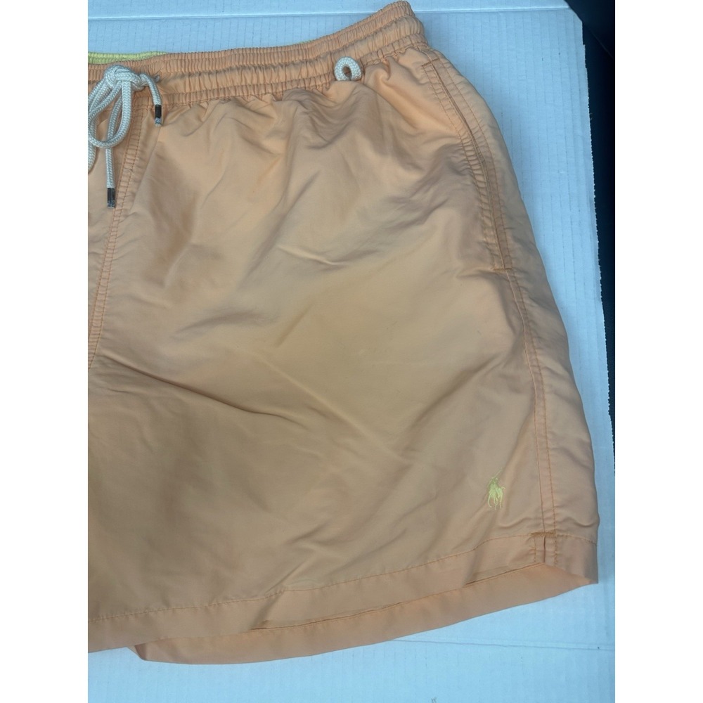 Polo Ralph Lauren Orange Lined Swim Trunks 2XL Board Shorts - Picture 3 of 9
